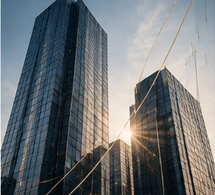 Edificios corporativos de vidrio